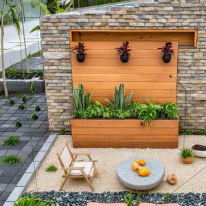 Privacy Planter Box Plans: Balcony Vegetable Garden (PDF File)