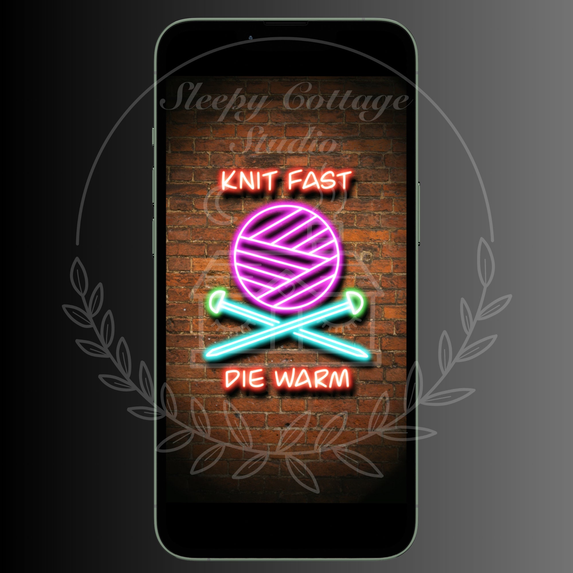 Knitting Neon Sign - Etsy