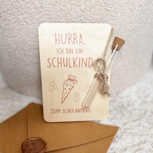 Cash gift for school enrollment | Back to school | Schoolchild | Girl | Boy | School cone | School enrollment | Display | Gift idea