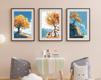 Wall Art Elegant Home Decor Set - 16 Chic Digital Art Pieces Instant Style  for Home Decor & Gifts