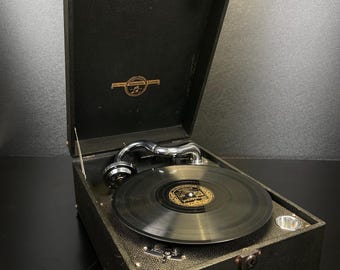 Antique Columbia Viva-tonal Grafonola – Circa 1920s English
