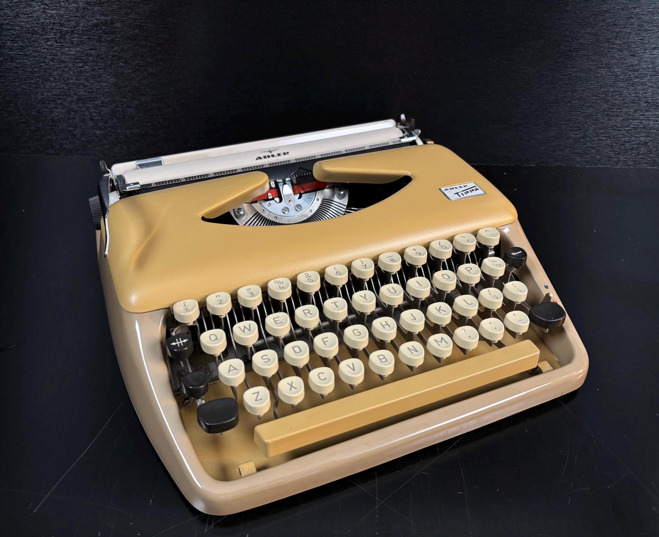 Vintage Adler Tippa S Typewriter, Serviced and Cleaned, Functional
