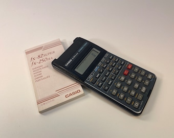 Vintage Casio fx-82 Super Taschenrechner