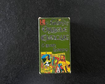 1989 Le Grand Oracle Celtique von D'Alan Borvo, seltenes vergriffenes Tarot