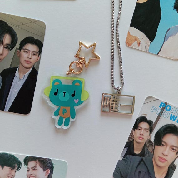 【PondPhuwin】MYSTIC LOCKET Pendant, Keychain, Never Let Me Go, Pond Naravit, Phuwin, Thai BL