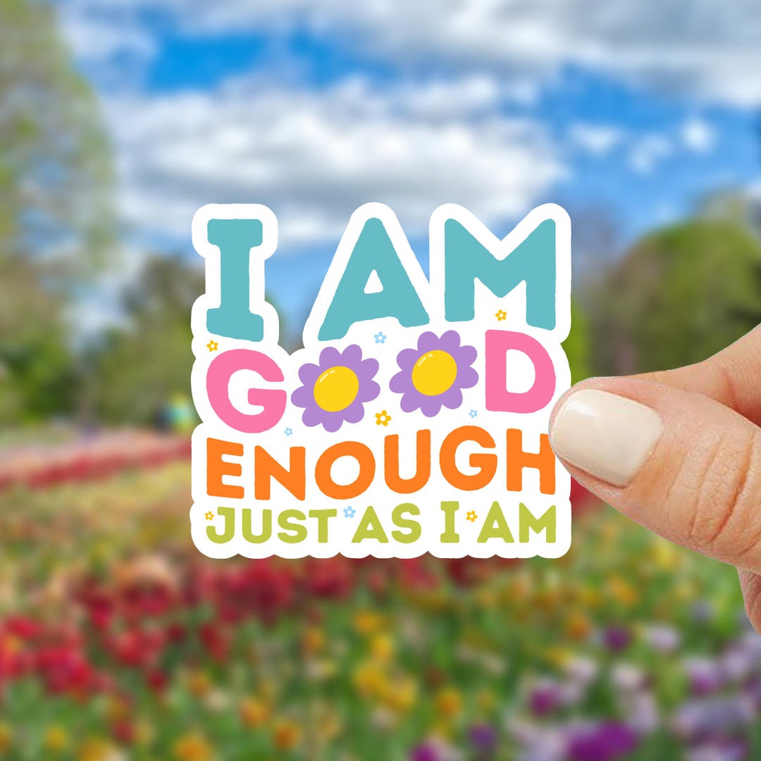 Positive Affirmation Sticker Self Care Mental Health Gift Laptop ...