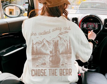 Choose The Bear Comfort Colors Womens Rights Eat the Rich F*ck the Patriarchy Feminism T-shirt Pick the Bear Feminine Rage Meme Cottagecore