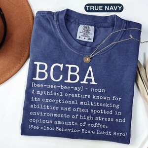 BCBA  Comfort Colors Shirt, Behavior Analyst Gifts, Future Behavior ABA Teacher, RBT Specialist Tee