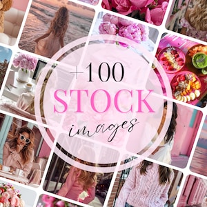 Pink Faceless Stock Images: Instagram Reels Marketing Photos (PDF)