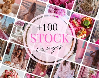 Faceless Reels Instagram Stock Images Faceless Digital Marketing Photos Stock Done for You Photos Faceless Marketing Stock Photo Bundle Pink