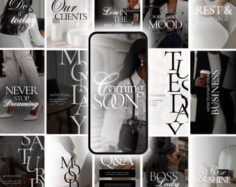 Editable Instagram Templates: AI Visuals for Canva (Digital Download)