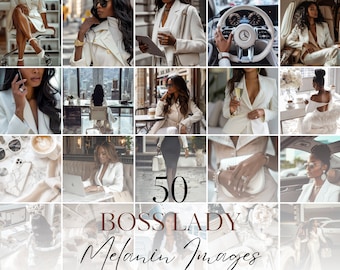 Melanin Boss Lady Stock Photos: Faceless Marketing Images (Canva)