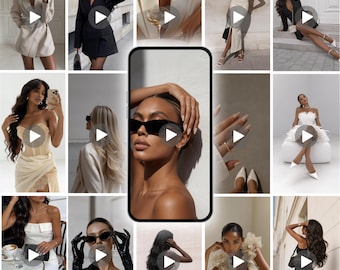 AI Reels Videos, Feminine Content Bundle, Instagram Marketing Pack