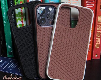 Aangepaste Vans geïnspireerd hoesje - unieke rubberen hoes met wafelzool voor iPhone 15, 14, 13, 12, 11, XR, XS, X | OLD Skool geïnspireerde iPhone-hoesjes!