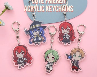 Custom Cute Mushoku Tensei Keychains! Chibi Keychains of Iconic Characters From Jobless Reincarnation Like Rudeus, Eris, Roxy and More!