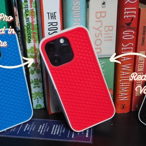 Custom Vans Inspired Case Unique Waffle Sole Rubber Case for iPhone 15, 14, 13, 12, 11, XR, XS, X OLD Skool Inspired iPhone Cases Red and White