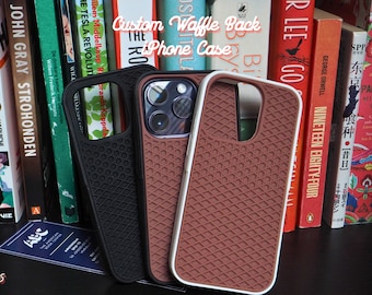 Custom Waffle Iron Like Inspired Case - Unique Waffle Sole Rubber Case for iPhone 15, 14, 13, 12, 11, XR, XS, X |  Inspired iPhone Cases!