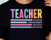 Back To School SVG Bundle, Retro Teacher SVG PNG, Teacher Svg, Teacher Png, Teacher Life Svg, Teacher Sublimation, Back To School Png Design