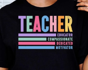 Bundle de retour à l'école SVG, professeur rétro PNG SVG, SVG professeur, professeur Png, professeur vie Svg, sublimation professeur, retour à l'école Png Design