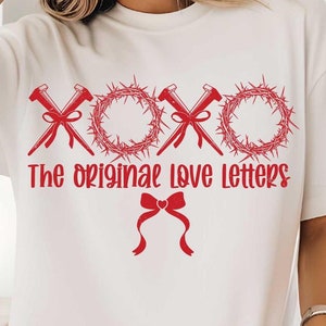 XOXO las cartas de amor originales png, San Valentin Cristiano Png, Dia De San Valentin Png, Lazo De San Valentin Png, Camisa Cristiana Png, Jesus Valentine Png