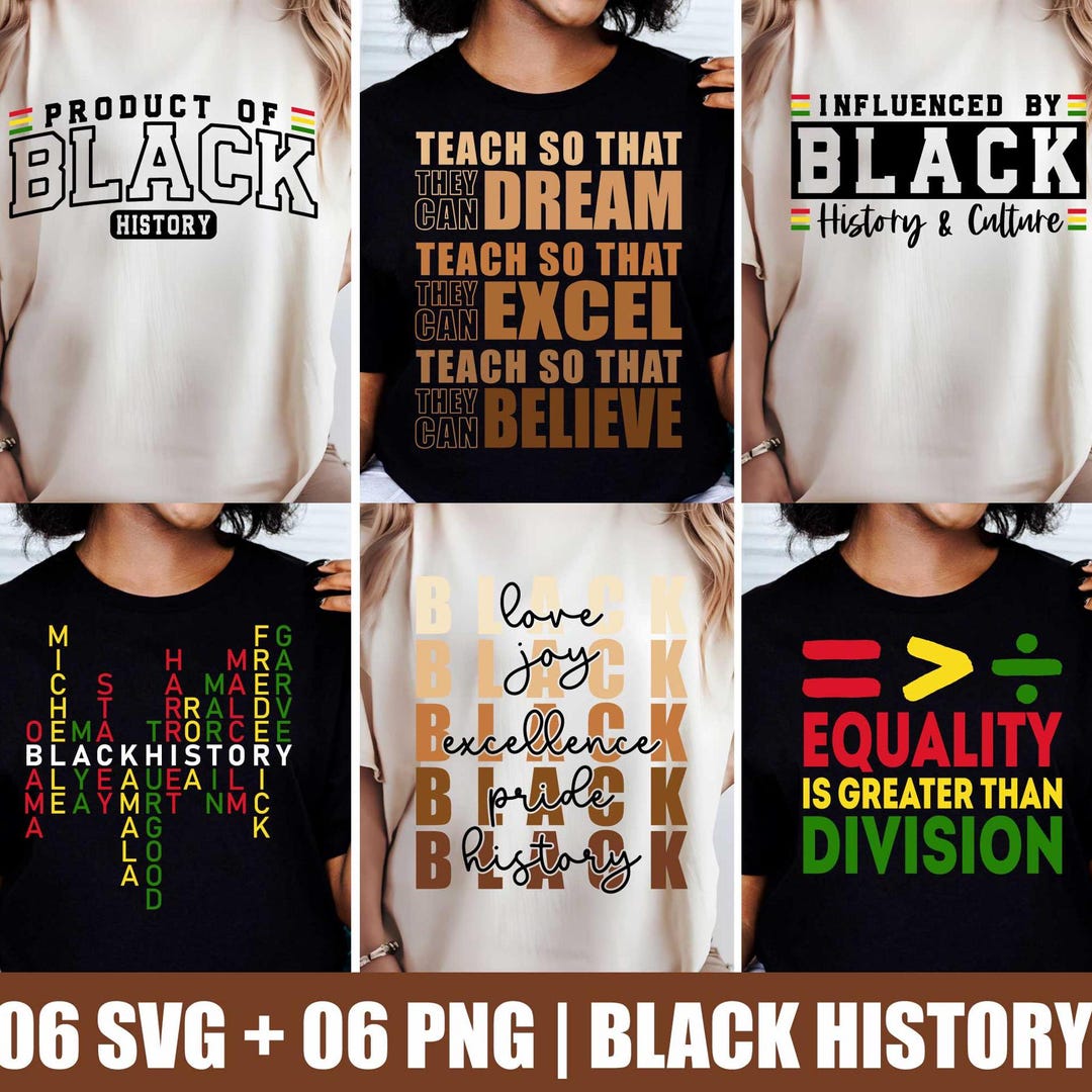 Black History SVG PNG Bundle, Black History Png, Black History Month ...