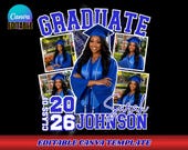 Graduate Arch 2026 Editable Canva Template Digital Download, Class of 2026 Add Photo Design
