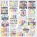20+ Easter Peeps SVG PNG Bundle, Peeps Svg, Easter Bunny Svg, Kids Easter Svg, Chillin with my peeps Svg, Svg Cricut, Png Sublimation Design