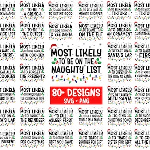Hoogstwaarschijnlijk kerstpakket Svg, Hoogstwaarschijnlijk png, grappige kerst Svg, Kerstmis Hoogstwaarschijnlijk Svg, bijpassende kerstshirts voor het hele gezin