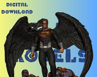 Evil Spermn Super Statue Model STL File STL Model 3D Easy Printable File
