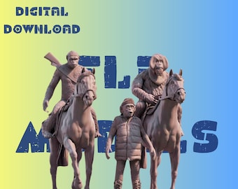 Plant Of Aps With Horse Model STL File STL Model 3D Easy Printable File