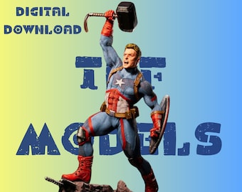 Captn Amric Statue Model STL File STL Model 3D Easy Printable File