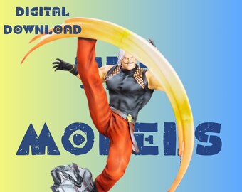 Rgal Character Super Statue Model STL File STL Model 3D Easy Printable File