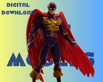 Nghthwk Super Statue Model STL File STL Model 3D Easy Printable File