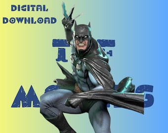 Btmn Super Statue Model STL File STL Model 3D Printable File