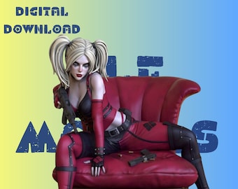 Hrley Qnn Modelo STL File STL Model 3D Easy Printable File