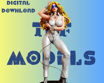 Dzzler Statue Model STL File STL Model 3D Easy Printable File