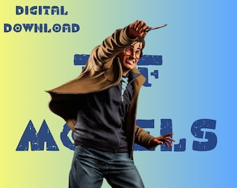 Hary Poter Model STL File STL Model 3D Easy Printable File