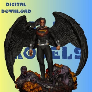 Evil Spermn Super Statue Model STL File STL Model 3D Easy Printable File