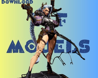 Rnkiller Girl Statue Model STL File STL Model 3D Easy Printable File