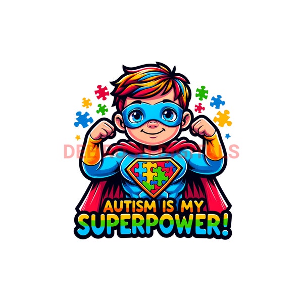 Autism is my superpower png - Autism superhero - Autism is my super power - Autism is my superpower digital download