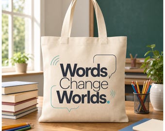 Speech Therapist Png, SLP Gift Png, Speech Language Pathologist Sublimation Design, Autism Therapy Digital Download, Words Change Worlds Png