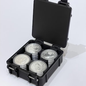 Empty - 1oz Silver Tough Tube Case Holds 20x or 32x coins in Capsules