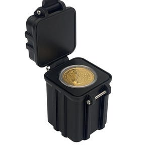 Empty Coin Storage Case for 1oz Gold Britannia Coins, Holds 10 Capsules