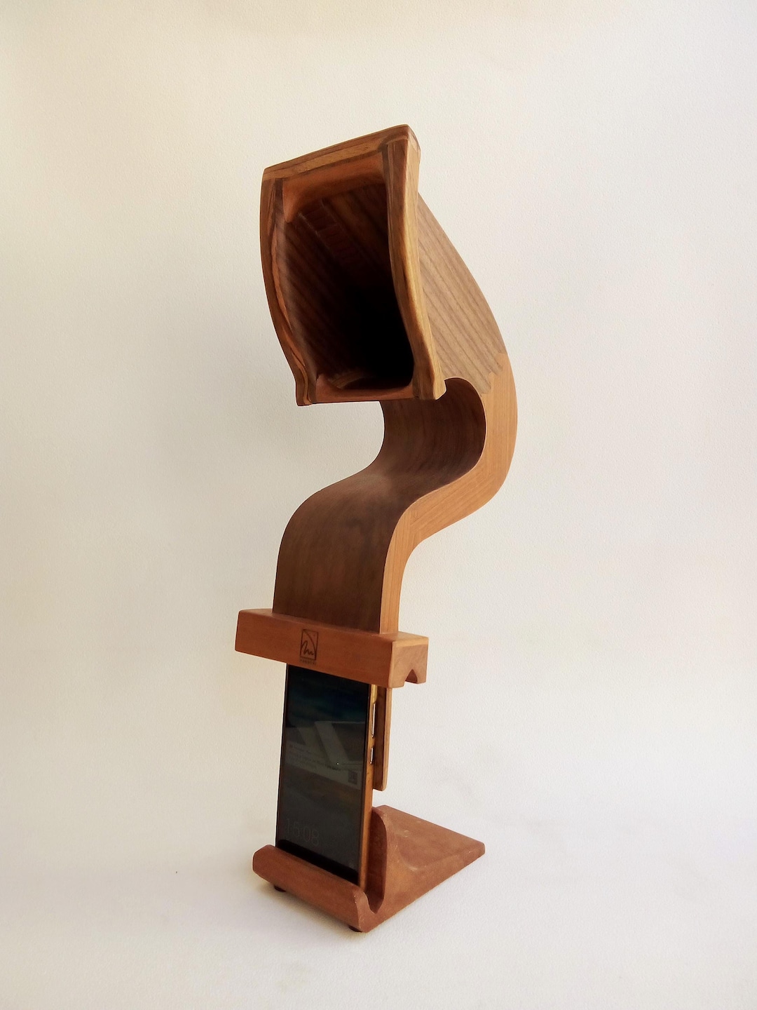 Slapper Phone Instrument Wood Speaker for Telephone and Ipad, All Hand Made With Tonewoods for ...