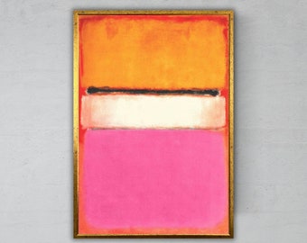 Mark Rothko Canvas Print, Modern Wall Art, Abstract Artwork, Ready to Hang, Home Decor