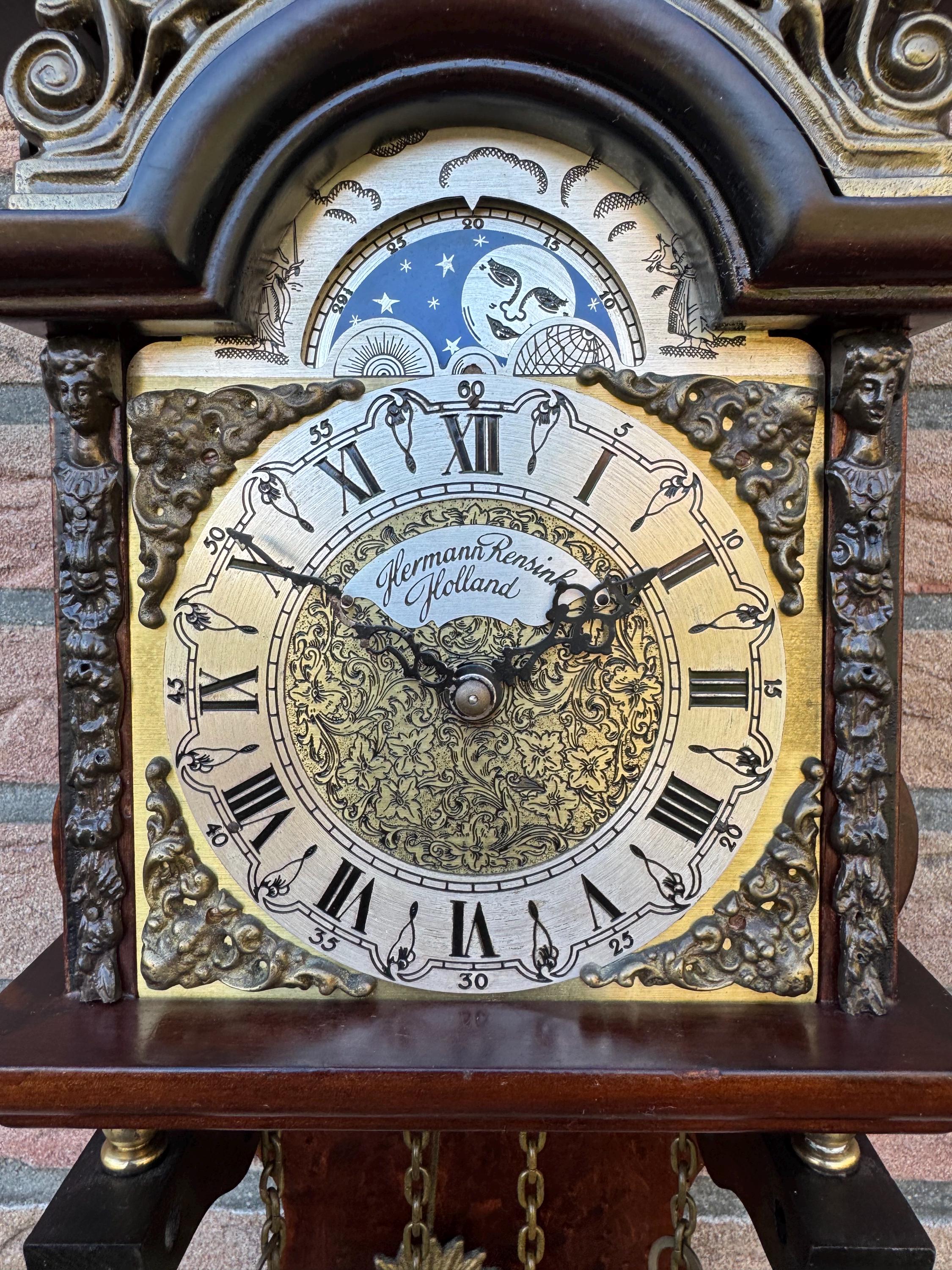 オランダ WARMINK WUBA ワーミンク ワルミンク 掛け時計 WUBA Warmink ウーバ ワルミンク オランダ製 掛時計 機械式