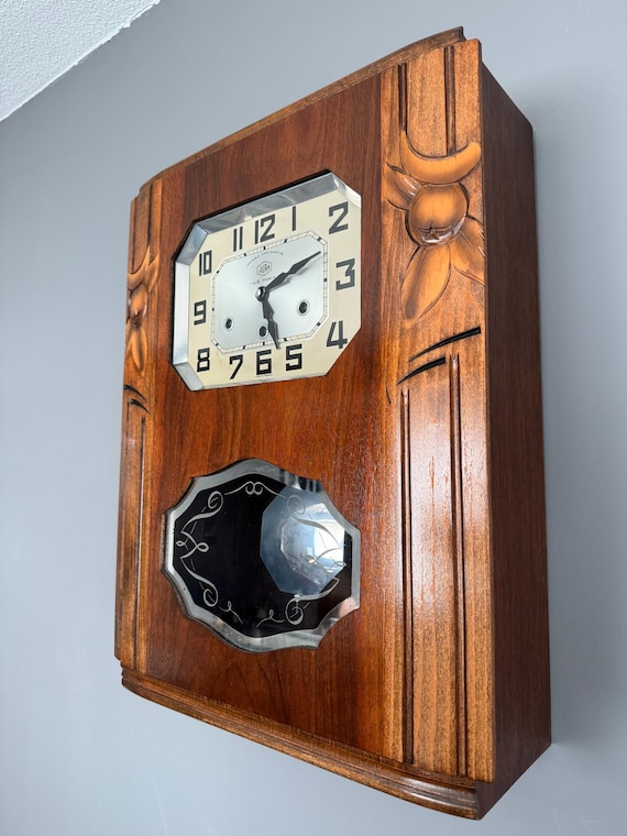 Unique Two-melody Clock. French Jura. Art Deco. AVE MARIA and