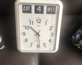 Reloj calendario TWEMCO Reloj con tapa para demencia.