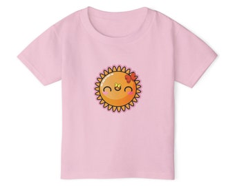 T-shirt pour tout-petit soleil d'été et papillons