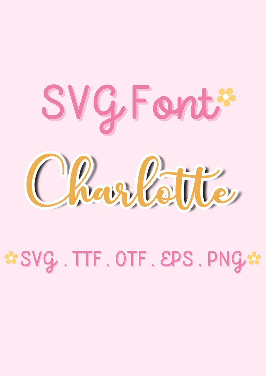 Charlotte Font Files,svg Sillhoutte,sans Serif Svg,svg Fonts Bundle,svg ...